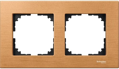 Рамка универсальная Schneider Electric Merten M-Elegance 2-м. дерево бук  картинка